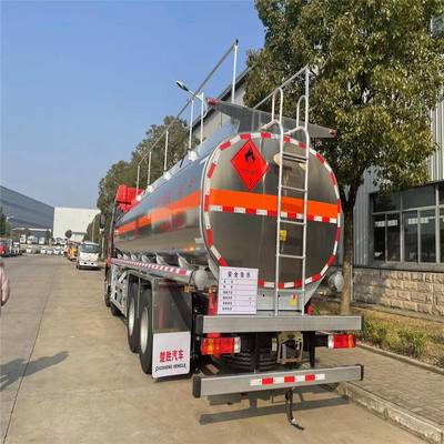 三亞二手東風天龍前四后八27噸鋁合金油罐車價格分析